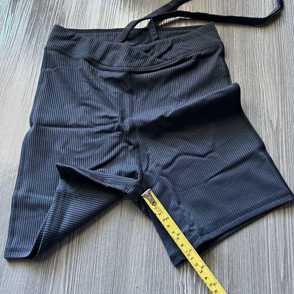 For Love And Lemons Chloe Shorts Womens Small Athletic Midnight Blue - Picture 7 of 7